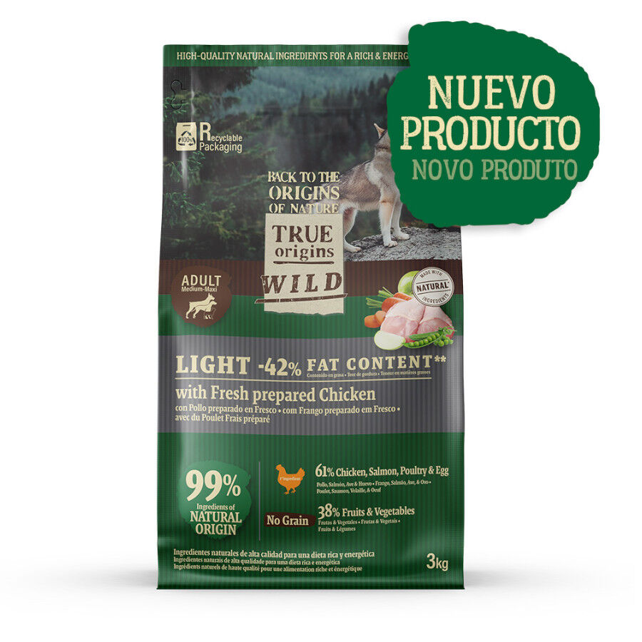 True Origins Wild Light Pollo pienso para perros