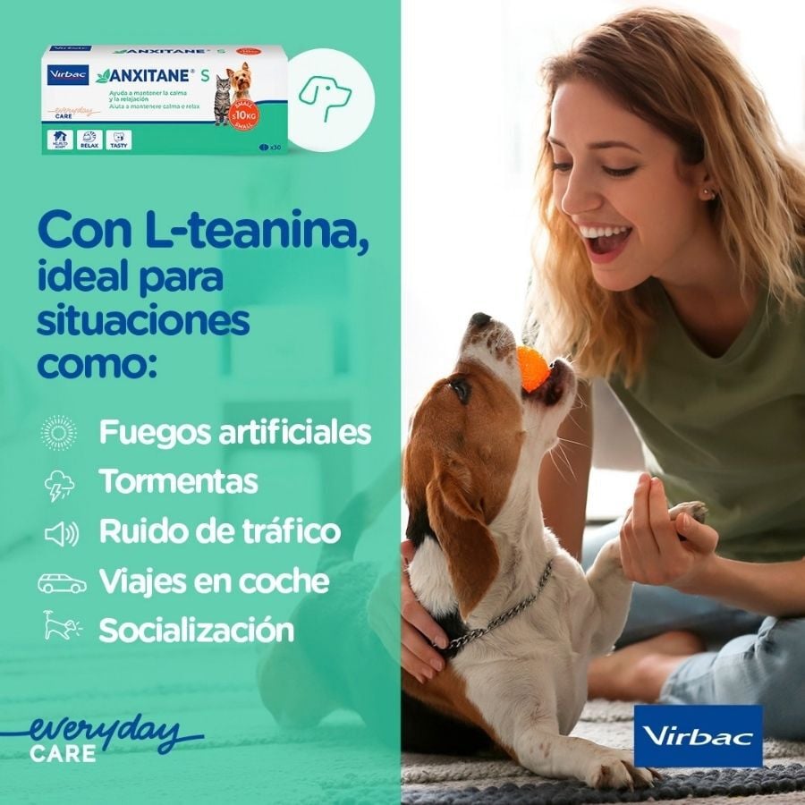 S Virbac Anxitane Relajantes en Comprimidos para perros y gatos, , large Imagen numero 5
