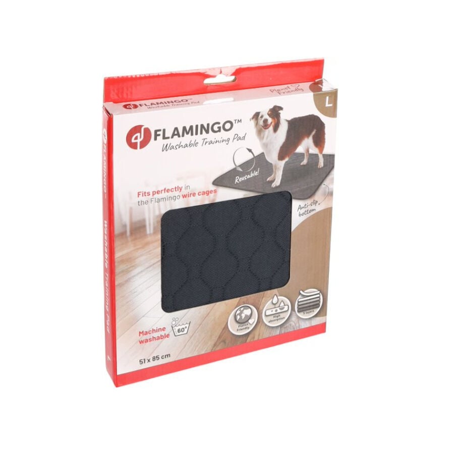 Flamingo Pasty Empapador Gris para perros, , large Imagen numero 1