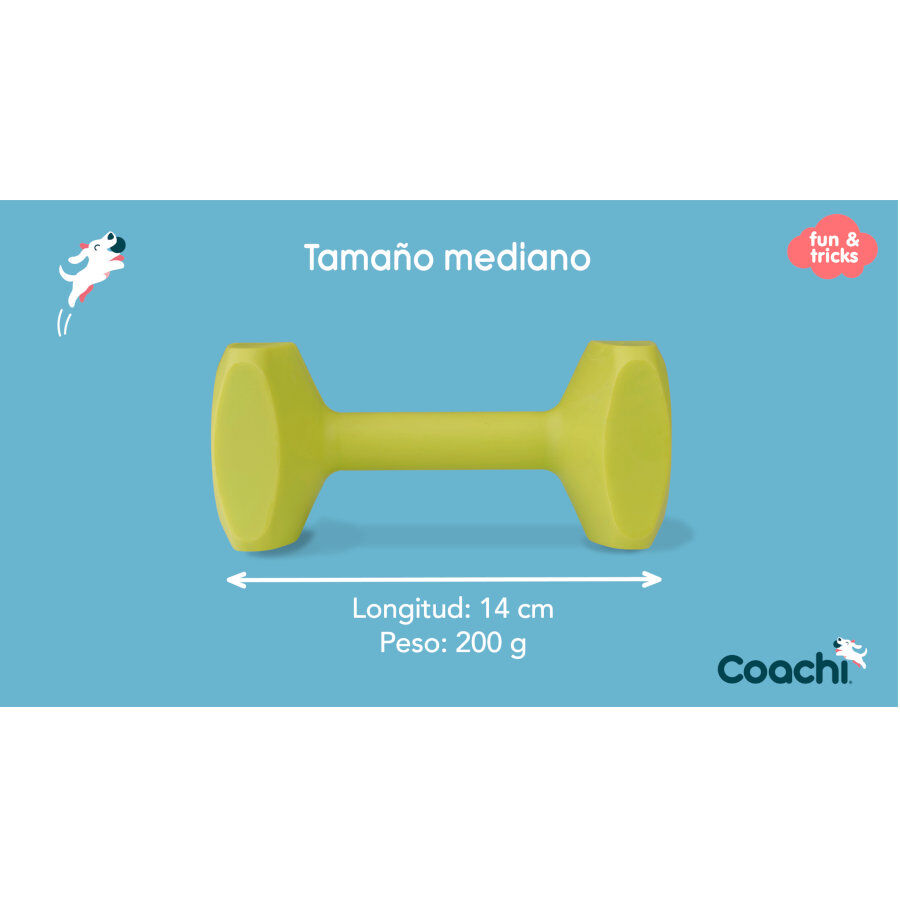 Coachi pesa de juguete amarilla para perros medianos, , large indicador imagen numero 2