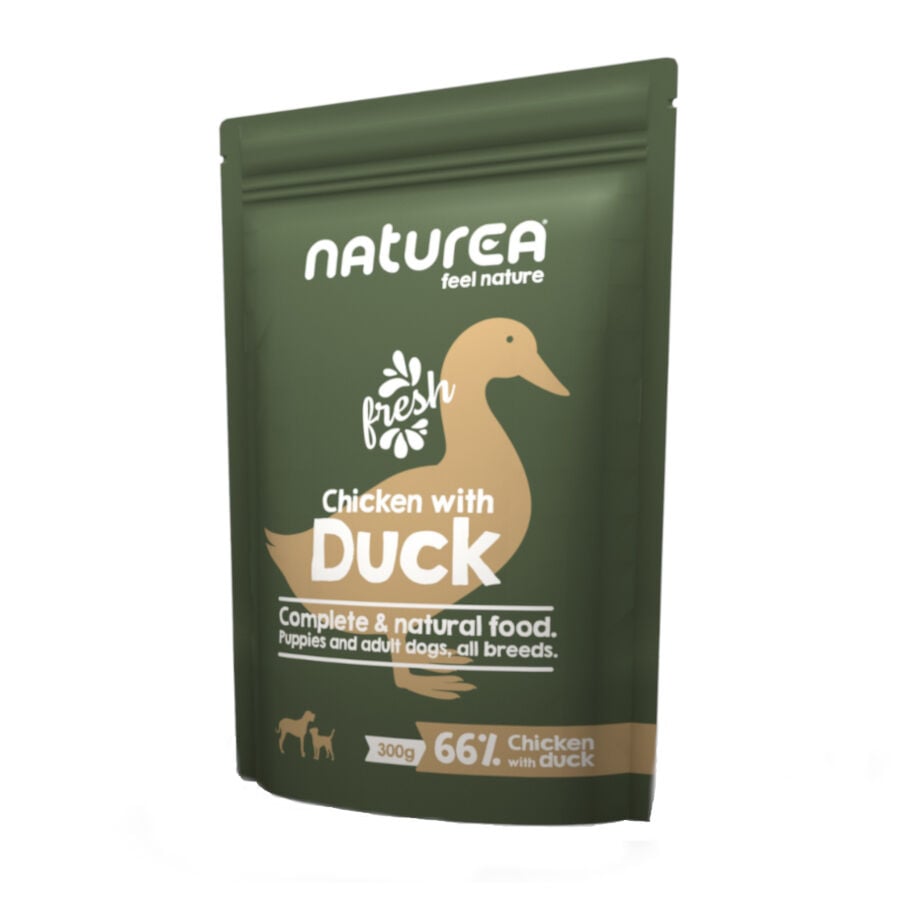 300 g Naturea Pollo y Pato sobres para perros, , large Imagen numero 1