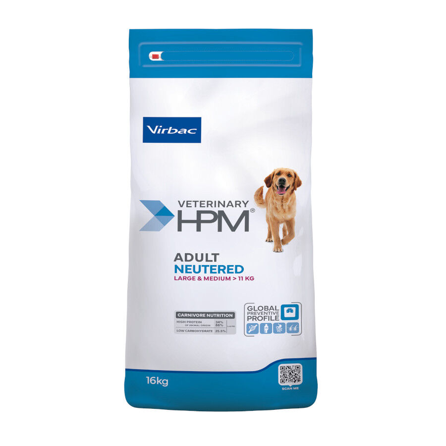 Virbac HPM Veterinary Adult Esterilizado Large & Medium Pienso Cerdo para perros, , large Imagen numero 1
