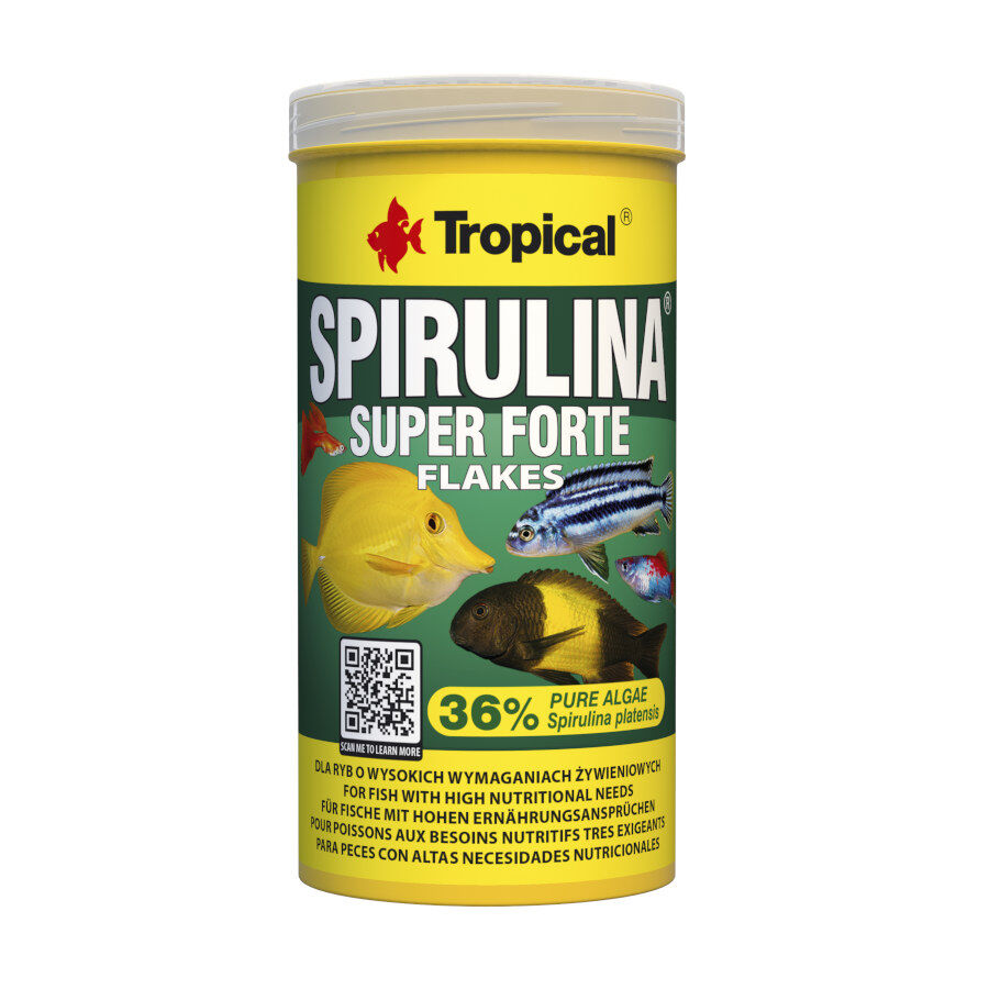 Tropical Super Spirulina Forte Flakes alimento para peces, , large Imagen numero 1