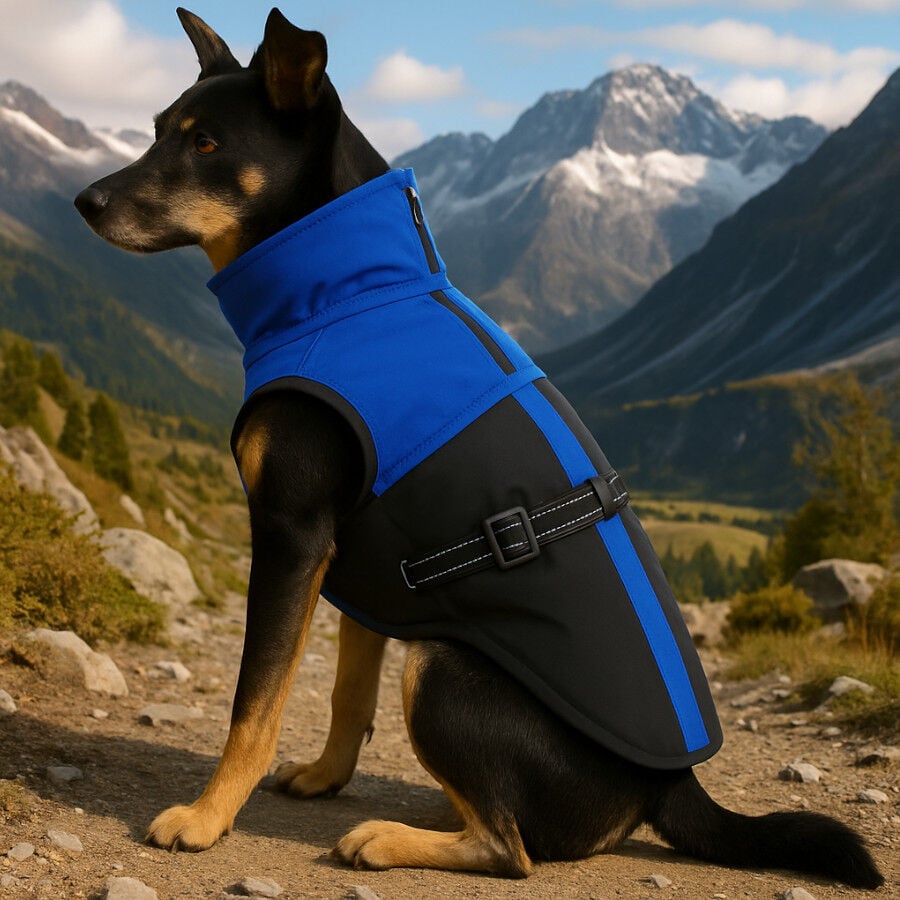 Outech Abrigo Azul para perros, , large Imagen numero 3