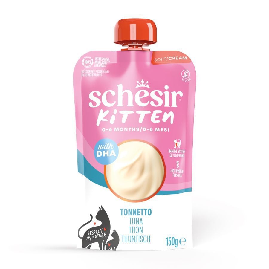 Schesir At&uacute;n en Crema para gatito