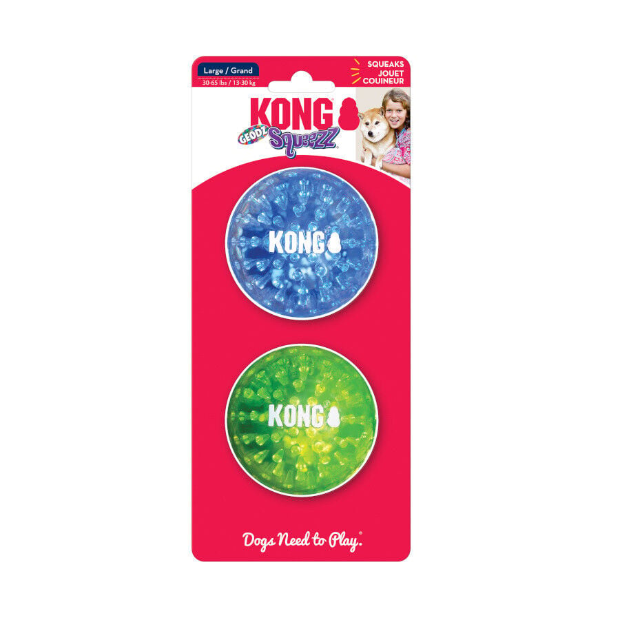 Kong Squeezz Geodz Pelota con Sonido para perros, , large indicador imagen numero 1
