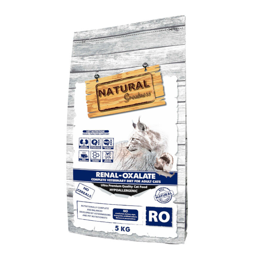 Natural Greatness Renal-Oxalate Pavo y Pollo Pienso Hipoalerg&eacute;nico para gatos