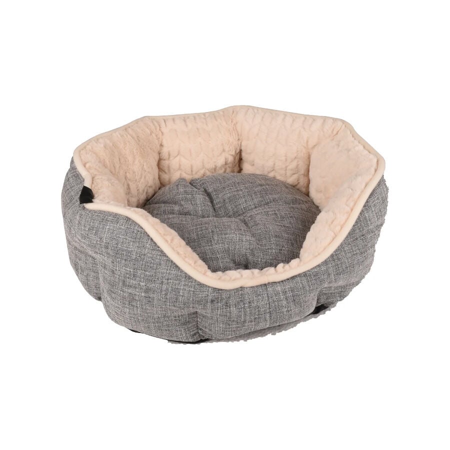 Flamingo Zupo Oct&oacute;gono Gris cama cuna para perros y gatos, , large indicador imagen numero 2