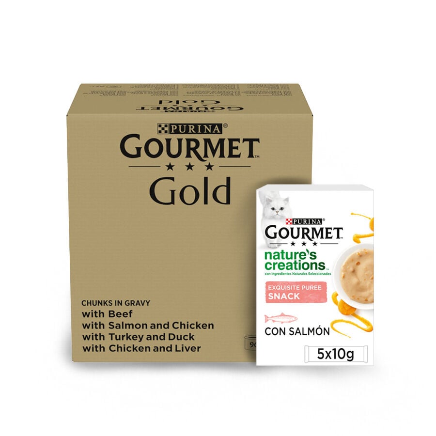 Pack Comida H&uacute;meda Bocaditos en Salsa Gato Adulto Gourmet