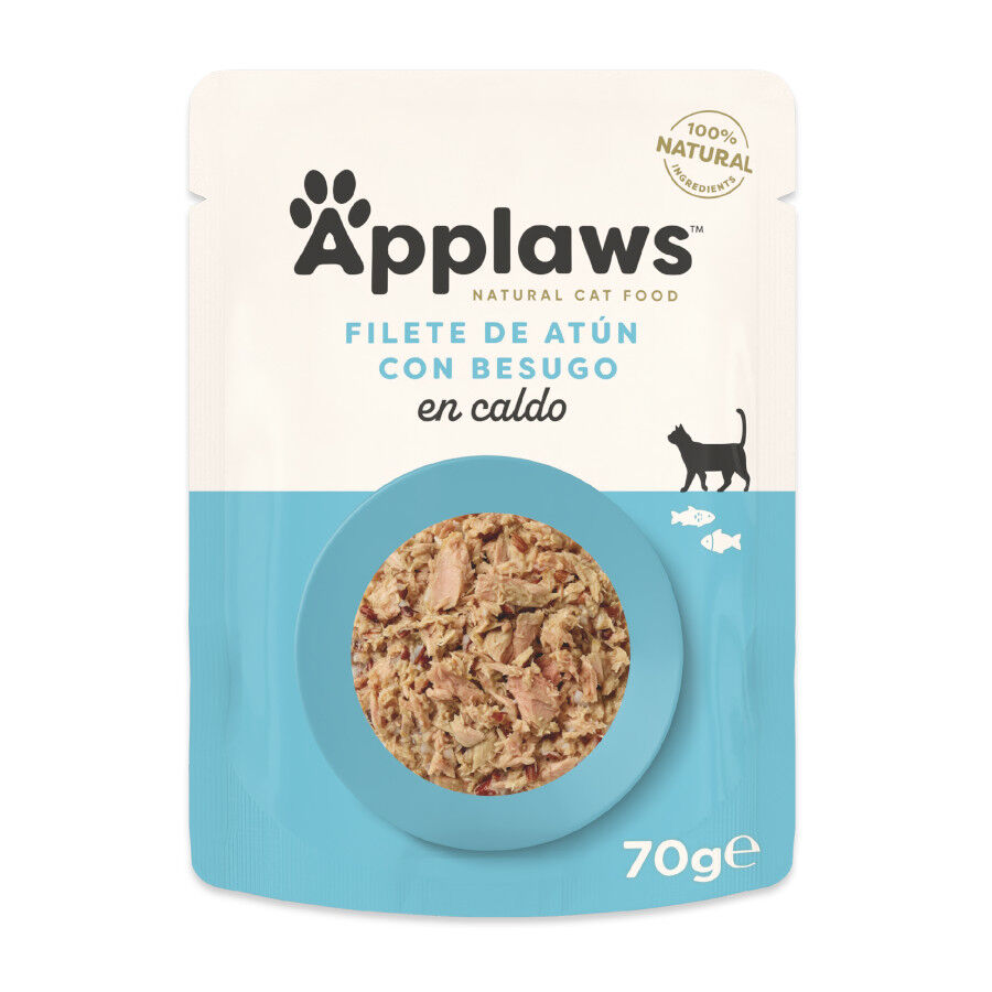 70 g Applaws At&uacute;n y Besugo sobre para gatos, , large indicador imagen numero 1