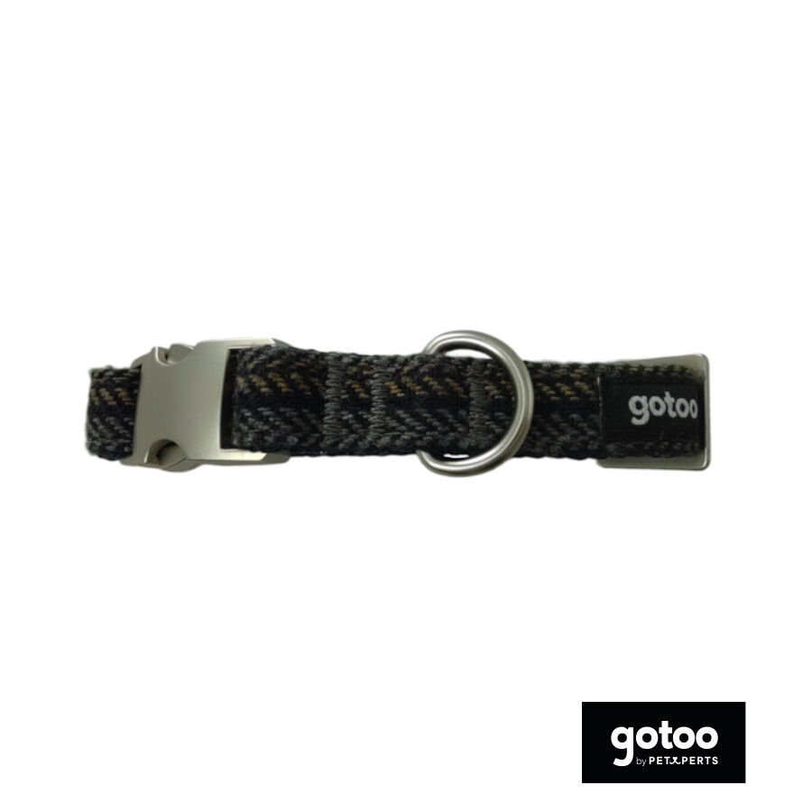 Gotoo Collar Tweed azul para perros, , large indicador imagen numero 2