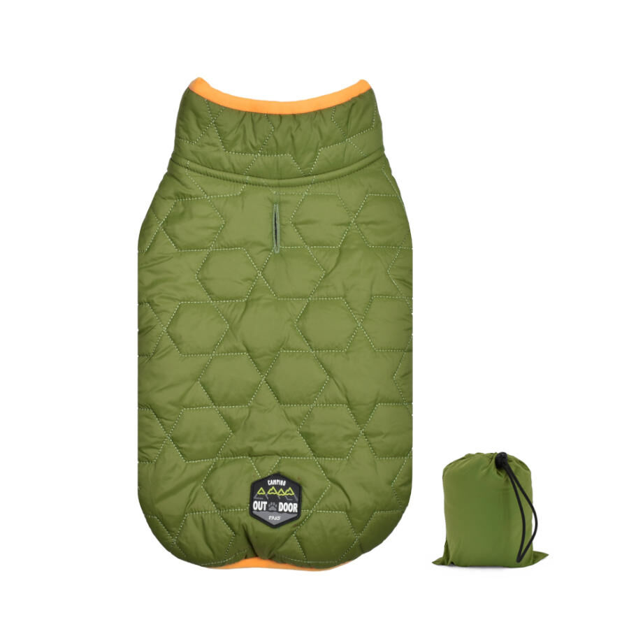 Outech Padded Star Abrigo Verde para perros, , large Imagen numero 1