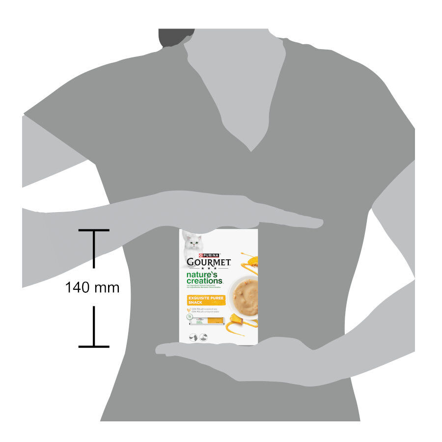 5 sobres x 10 g Gourmet Nature&rsquo;s Creations Snack H&uacute;medo de Pollo para gatos, , large Imagen numero 8