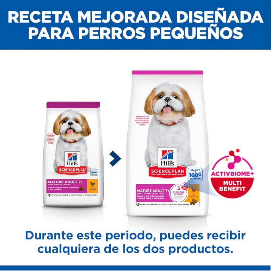 6 kg Hill's Science Plan Mature Adult Small y Mini pollo pienso para perros, , large Imagen numero 3