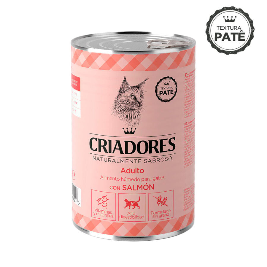 Criadores Adulto con Salm&oacute;n lata para gatos