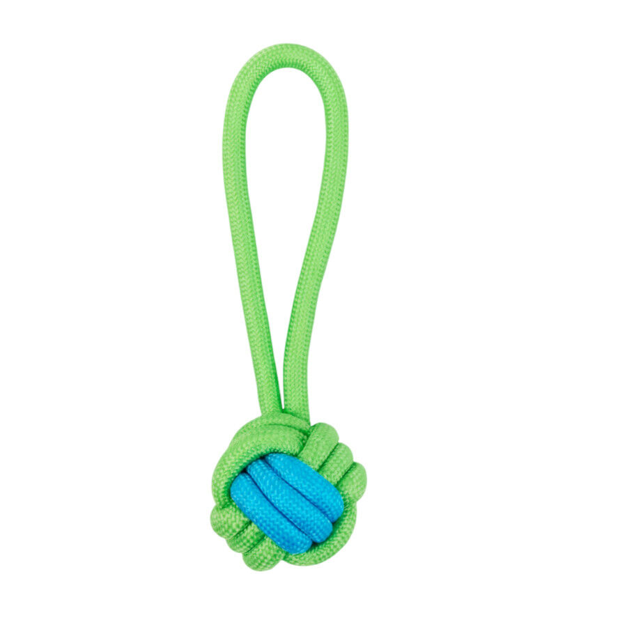 Tootoy! Mordedor de Cuerda con Pelota Verde para perros, , large indicador imagen numero 2