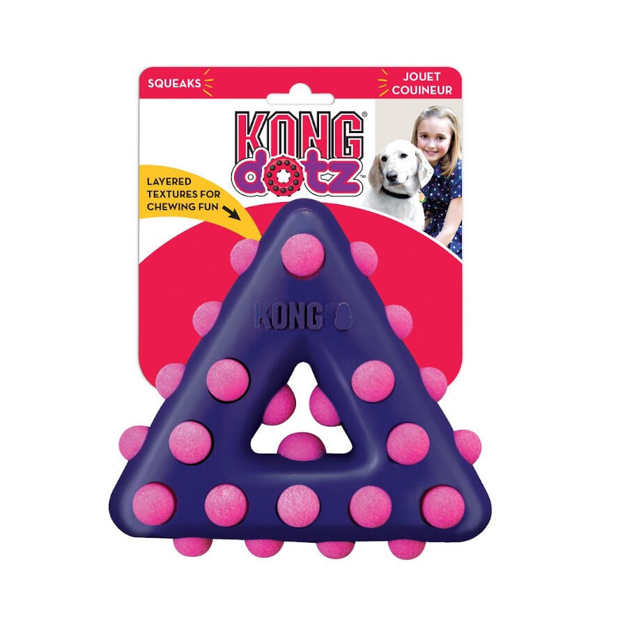 Kong Dotz Triangle Mordedor para perros, , large Imagen numero 1