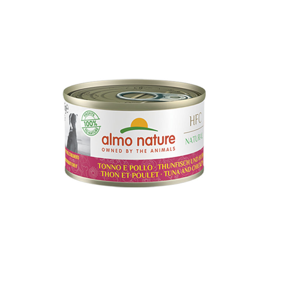 95 g Almo Nature Lata At&uacute;n y Pollo para perro, , large indicador imagen numero 1