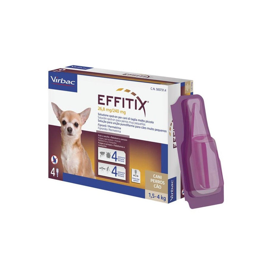Effitix Antiparasitario en Pipetas para perros, , large Imagen numero 2