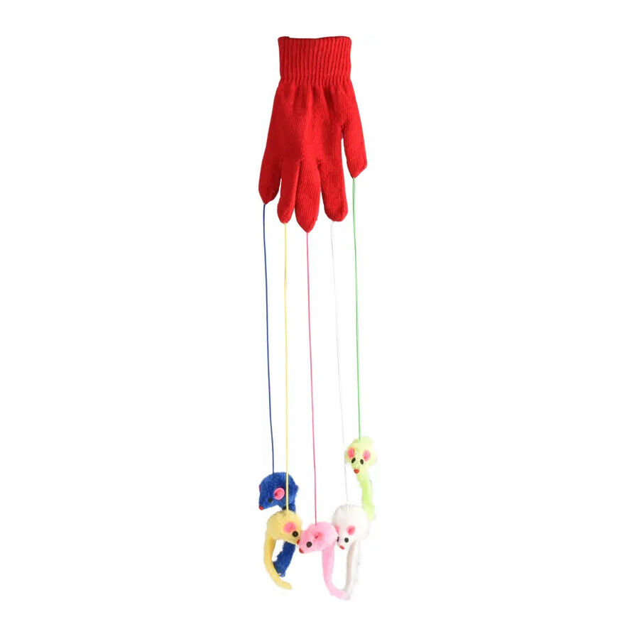 Flamingo Guante de juguete con ratones para gatos, , large indicador imagen numero 3