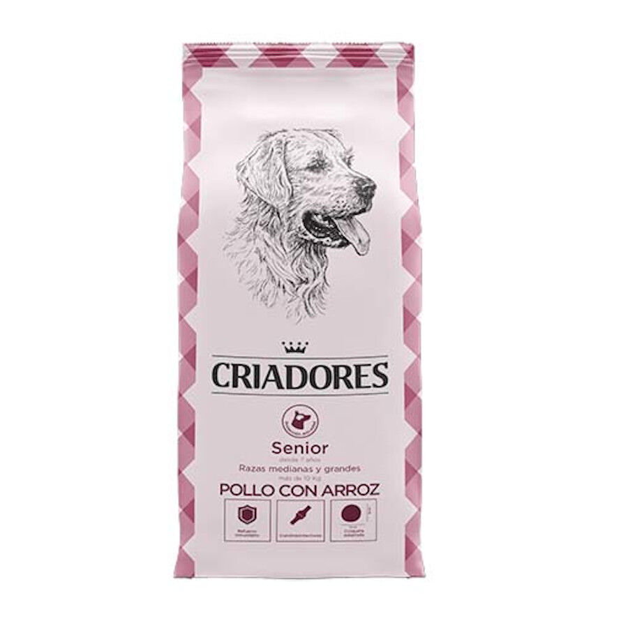 15 kg Criadores Senior Pollo y Arroz pienso para perros de razas medianas y grandes, , large indicador imagen numero 1