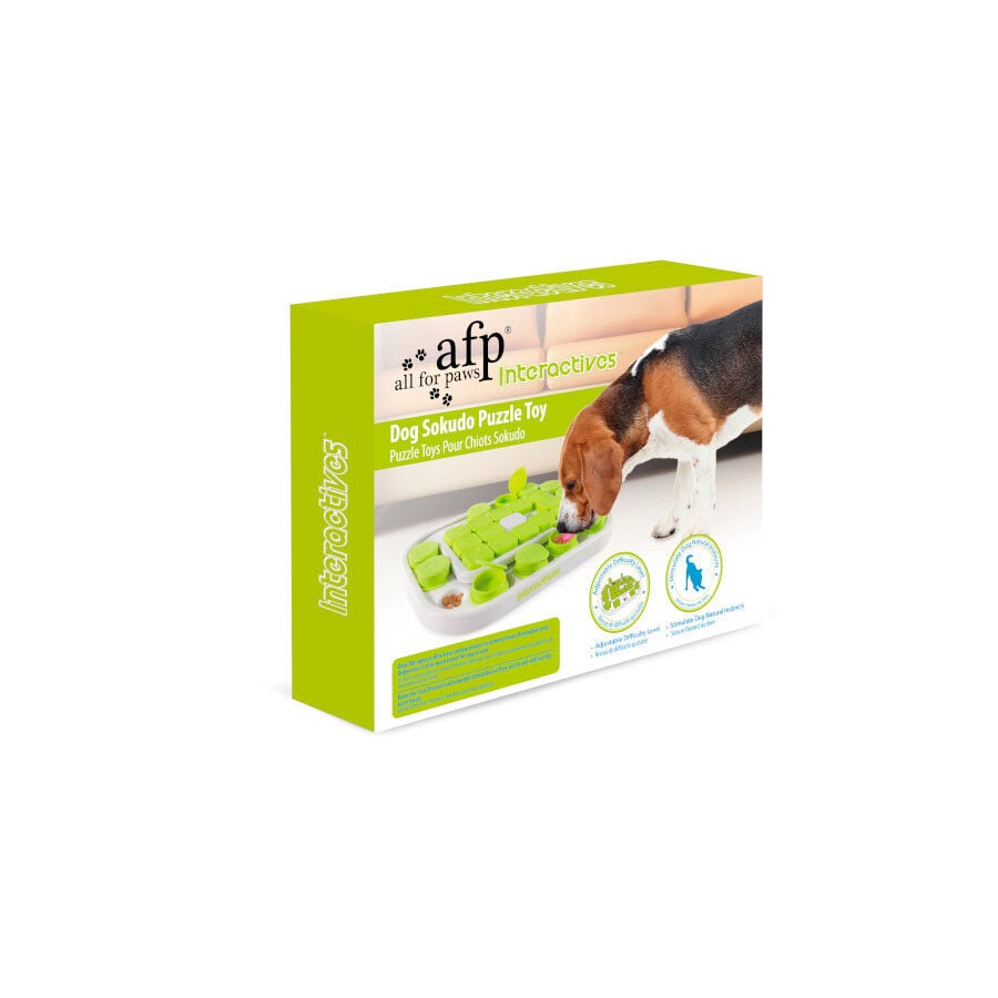 All For Paws Interactives Juguete Rompecabezas Sokudo para perros, , large indicador imagen numero 4