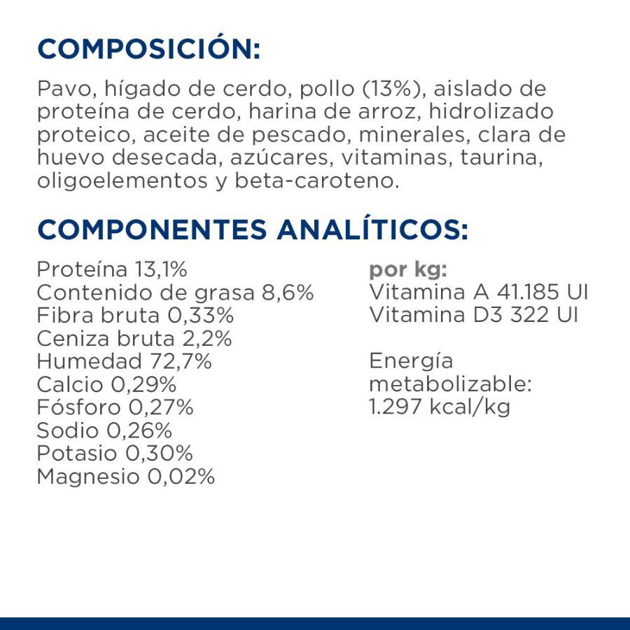 85 g Hill's Prescription Diet a/d Mousse de Pollo Lata para perros y gatos, , large indicador imagen numero 6