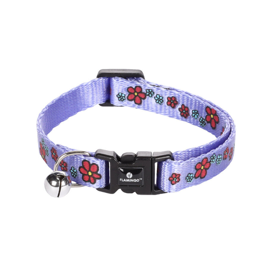 Flamingo Collar Ziggi Lila para gatos, , large indicador imagen numero 1