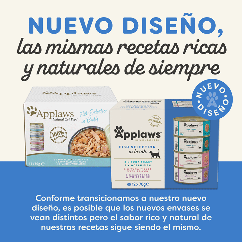 12 latas x 70 g Applaws Fish Collection Lata para gatos, , large indicador imagen numero 2