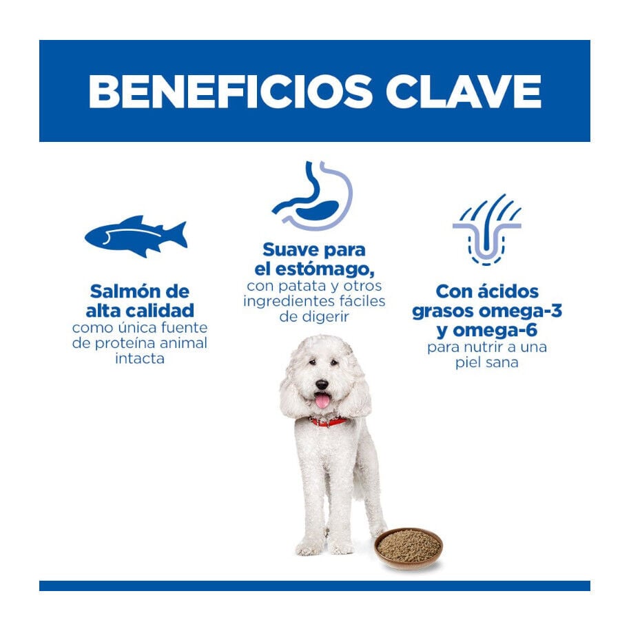 363 g Hill's Science Plan Hypoallergenic Alimento H&uacute;medo con Salm&oacute;n para Perros Adultos, , large Imagen numero 4