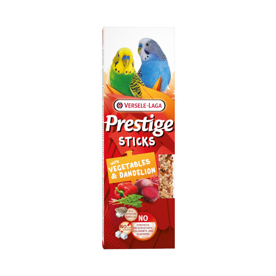 Versele-Laga Barritas Prestige Sticks Verduras y Diente de Le&oacute;n para periquitos