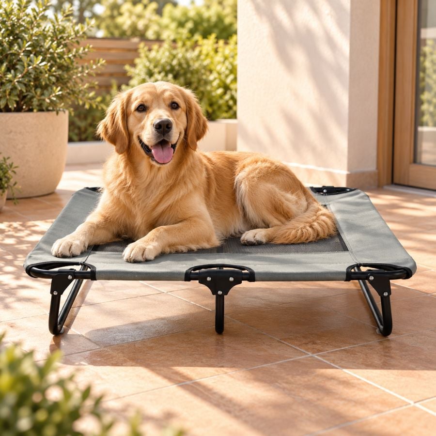 Outech Cama Elevada Plegable para perros, , large Imagen numero 1