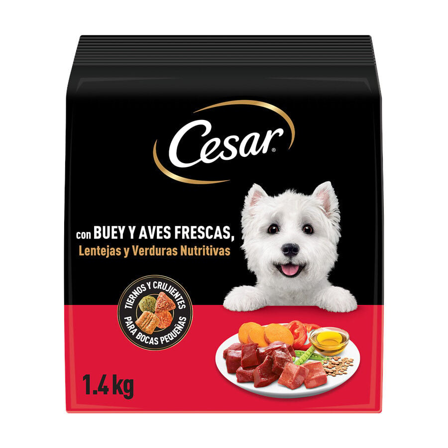Cesar Buey y Aves Frescas pienso semih&uacute;medo para perros