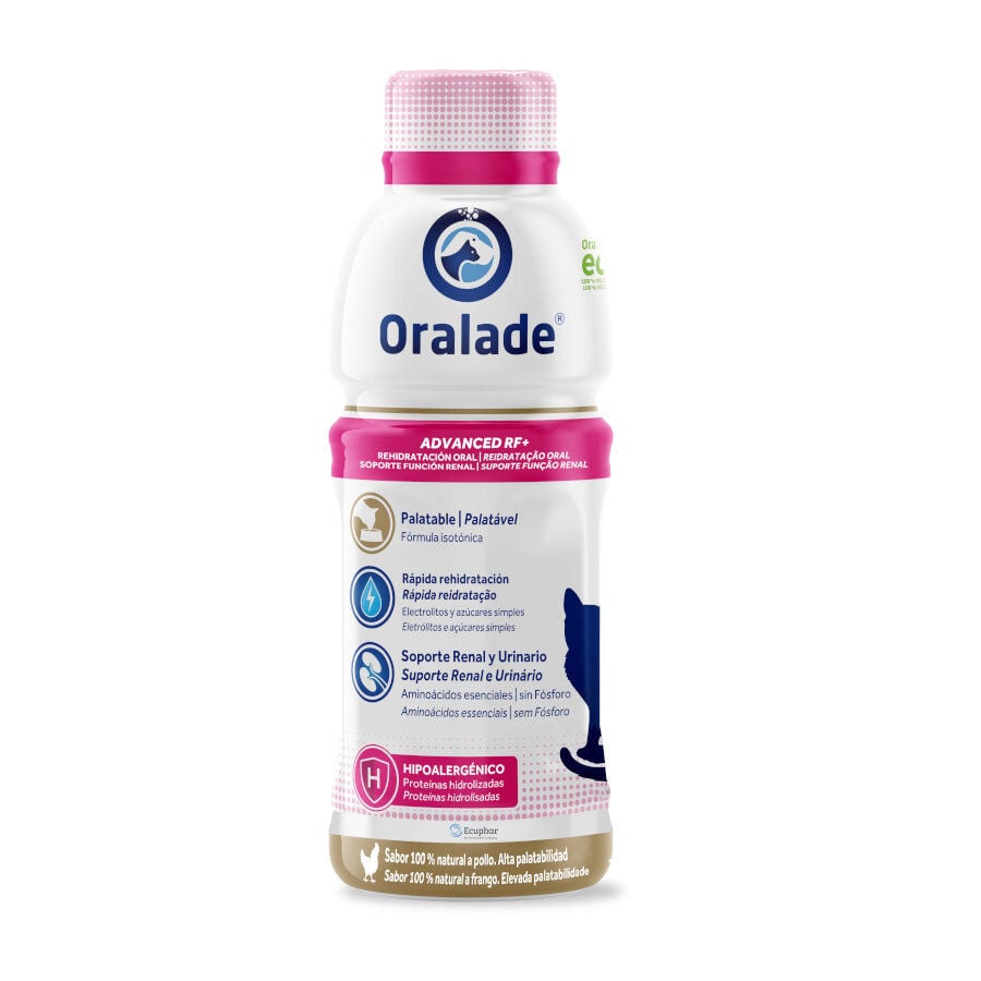 Ecuphar Oralade Advanced RF+ Soluci&oacute;n de Rehidrataci&oacute;n Oral para gatos, , large Imagen numero 1