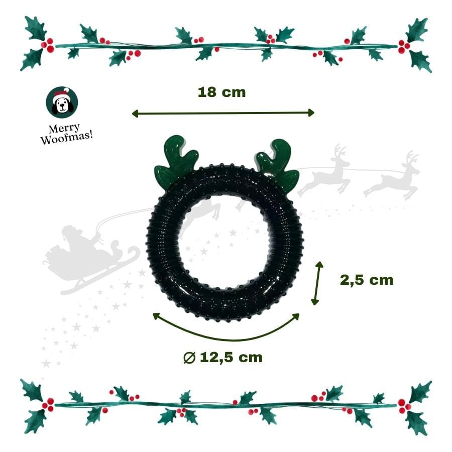 Wonder Christmas Aro de Reno Juguete para perros, , large indicador imagen numero 3