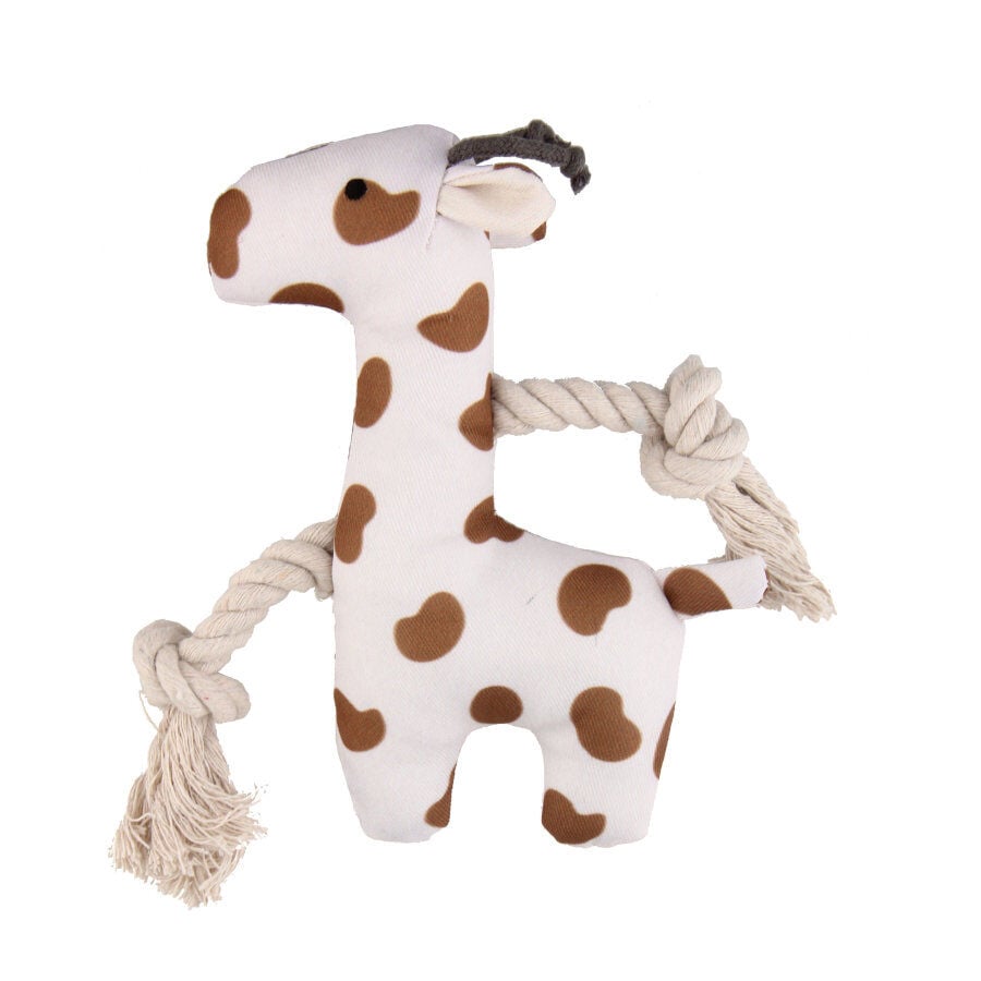 Tootoy! Puppy White Giraffe peluche con sonido para perros, , large indicador imagen numero 2