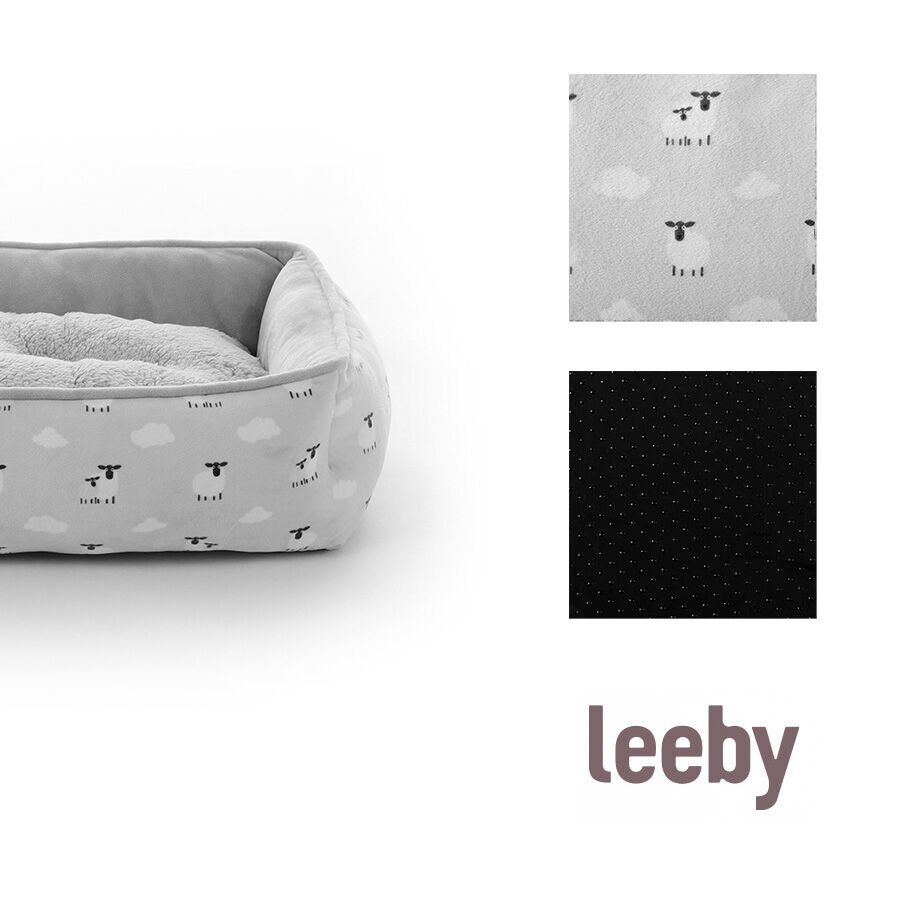 Leeby Cuna de Ovejitas con Coj&iacute;n Desenfundable y Juguete para cachorros, , large indicador imagen numero 7