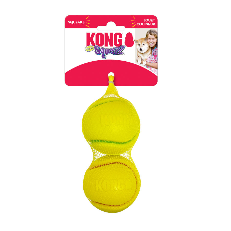 Kong Squeezz Tennis pelota para perros, , large indicador imagen numero 1
