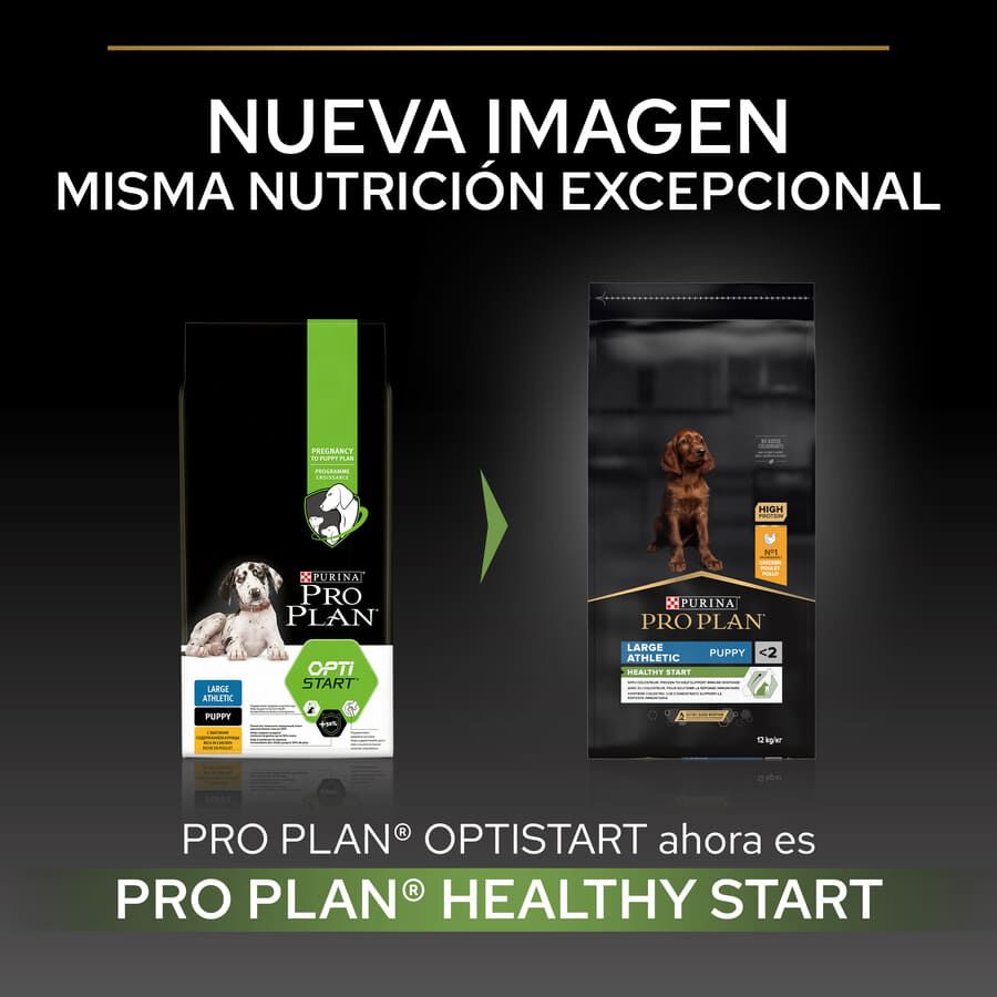 12 kg Pro Plan Puppy Large Athletic Pollo pienso para perros, , large indicador imagen numero 2