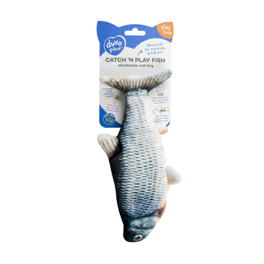 Duvoplus Catch&rsquo;n Play Pez de juguete para gatos