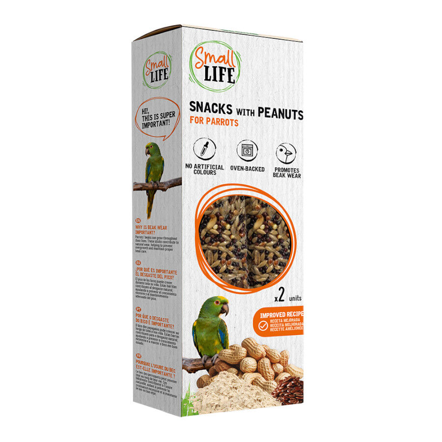 2 barritas Small Life Barritas Snack con cacahuetes para loros, , large indicador imagen numero 1