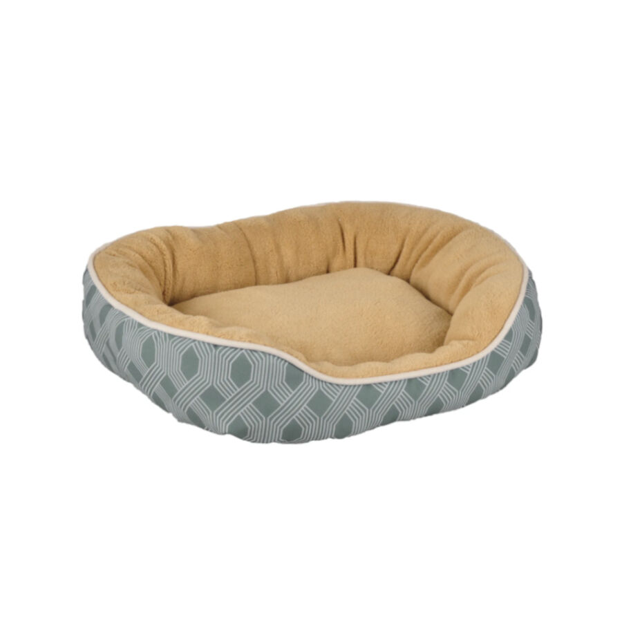 Flamingo Corvara Rect&aacute;ngulo Azul cama cuna para perros