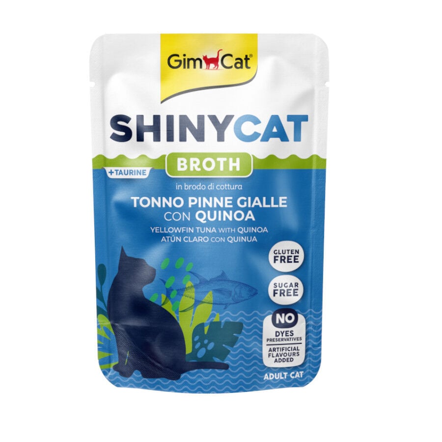 GimCat at&uacute;n y quinoa en caldo sobre para gatos