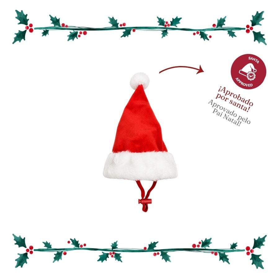 Wonder Christmas Gorro Papa Noel para perros, , large indicador imagen numero 4