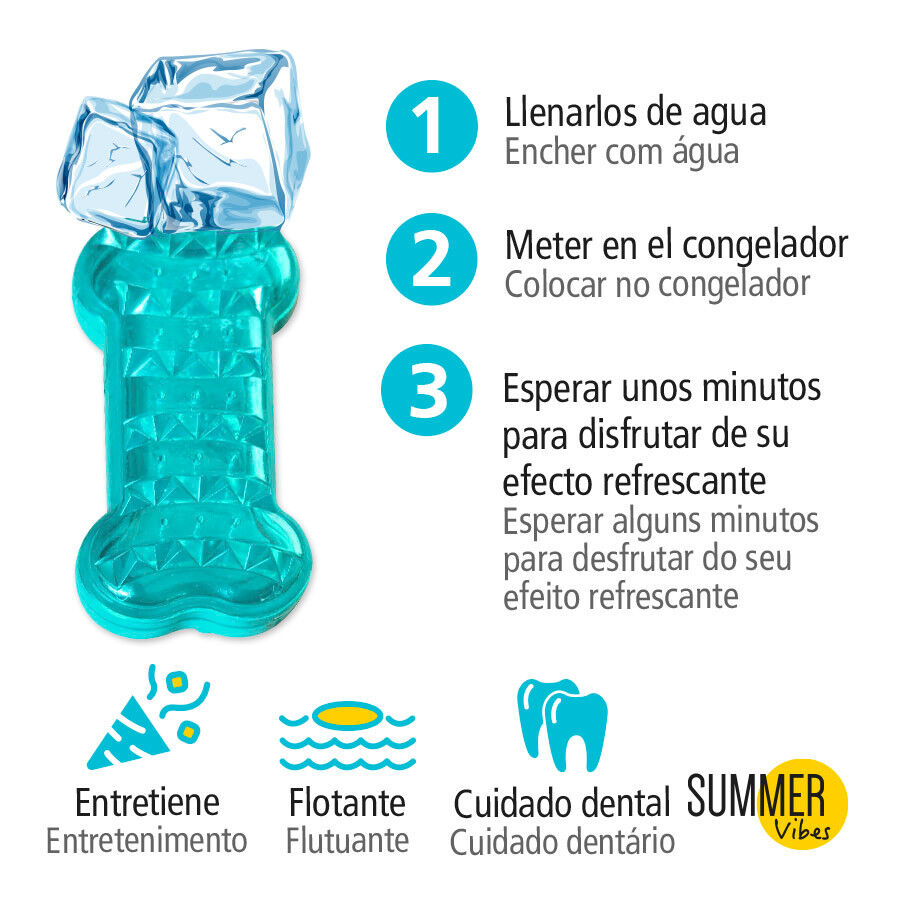 Summer Vibes Hueso Mordedor Refrescante juguete para perros, , large Imagen numero 3