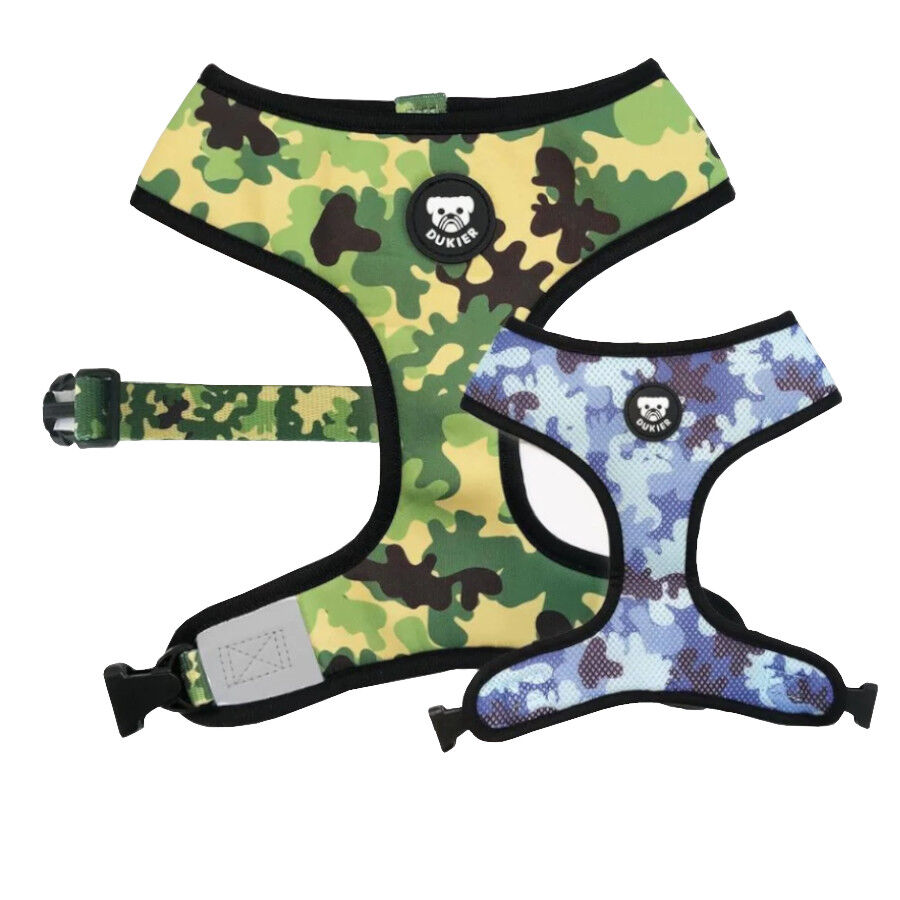 Dukier Camo reversible militar arn&eacute;s para perros indicador imagen numero 1