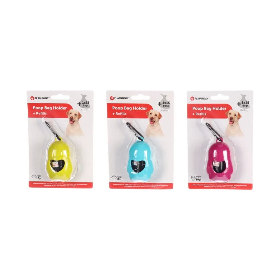 Flamingo Legga Porta Bolsas + 15 bolsas para heces de perro, , large indicador imagen numero 2