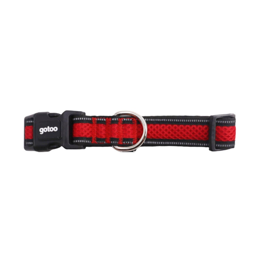 Gotoo Collar de malla transpirable rojo para perros, , large indicador imagen numero 1