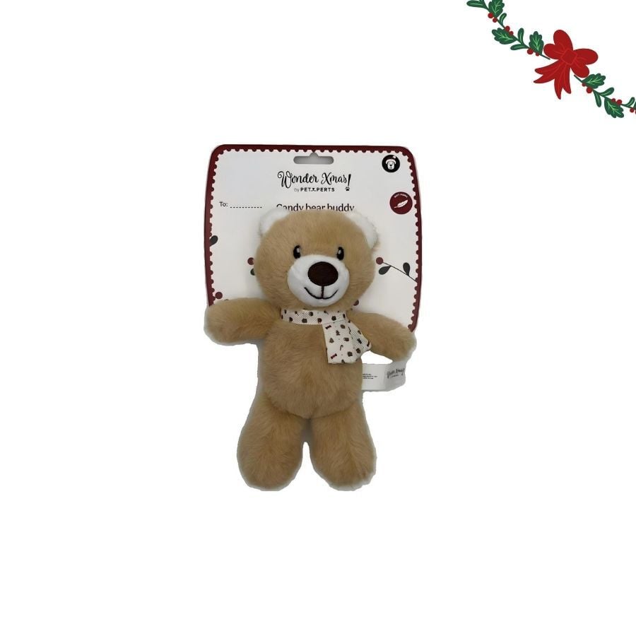 Wonder Christmas Oso Caramelo Peluche para perros, , large indicador imagen numero 6