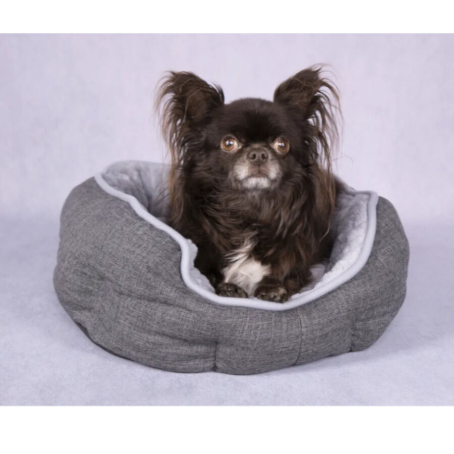 Flamingo Zupo Oct&oacute;gono Gris Oscuro cama para perros y gatos, , large indicador imagen numero 3